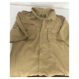 Boy Scouts of America Tan Short-Sleeve Shirt,Menï¿½s