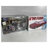 Revell '29 Model A Roadster and AMT '50 Ford Model