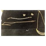 Gold-Tone Costume Jewelry Set