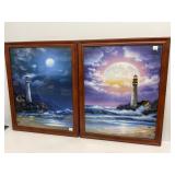 Framed 25x31 Digital Lighthouse Prints