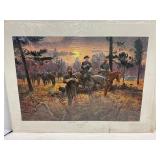 Mort Kunstler Print 'Confederate Sunset' LE