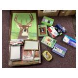 Framed Deer Artwork with Assorted Stationery