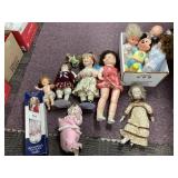 Porcelain, Vinyl, and Cloth Dolls