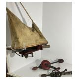 Vintage Hand Drills and grass seeder