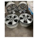 Four Toyota 5-Spoke Alloy Wheels