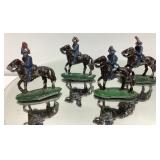 Painted Metal Horse Soldiers (4)