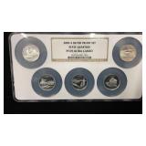 2005-S Silver Proof State Quarters Set NGC PF69