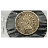 1863 Indian Cent