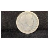 1902-O Silver Barber Half Dollar