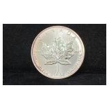1990 Canada Silver Maple Leaf 1oz