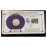 1878 7-T/F Silver Morgan Dollar w/ Stamps & Facts