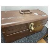 Handi-Craft Metal Toolbox with Hand Tools