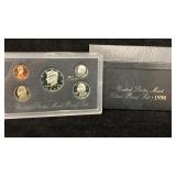 1998-S US Silver Proof Set
