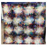 Friendship World Quilt Top, 78x78 Inches