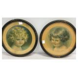 15-Inch Round Bessie Pease Gutmann Prints