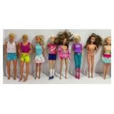 Barbie and Ken Dolls, Seven Pieces