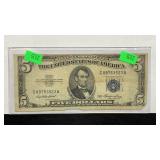 Currency 1953 $5 Silver Certificate Note