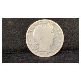 1900 Silver Barber Half Dollar