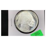 2012 Buffalo 1 Troy Oz .999 Silver Round