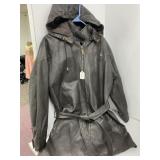 Stone Rockers Medium Leather Jacket with Belt