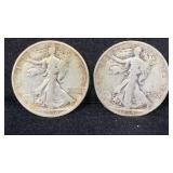 1934, 1934-S Silver Walking Liberty Half Dollars