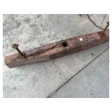 Wood Beam with Metal Rods and Central Bore