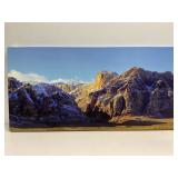 18x36 Western Landscape Canvas Print