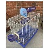 Small Animal Cage with Tunnels and Accessories