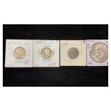 (3) Buffalo Nickels, 1974-D Eisenhower Dollar