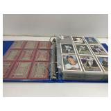 Binder of Baseball Trading Cards