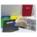 6 Folders of Baseball Cards Organized by Teams
