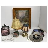 Lot: Decor, Elvis Collectibles, and Wall Art