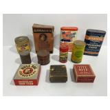 Vintage Tins and Boxes