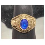 10 KT James Wood High School 1975 Class Ring