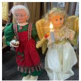 Electric Christmas Dolls, Granny and Angel