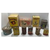 Vintage Tin and Cardboard Packaging