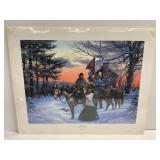 John Paul Strain 'The Parting' by L E Print