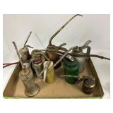 Vintage Oil Cans in Various Styles