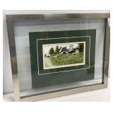 Framed Watercolor by Al Witt, 12x14