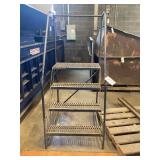 Metal Industrial Ladder With Safety Rails