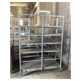 Steel shelving rack
