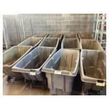 12 Tilt Hopper Carts (Rubbermaid or other makes)