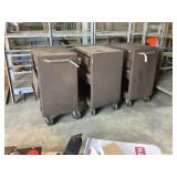 3 Metal Rolling Tool Boxes