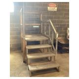Industrial Alum Work Platform With Steps
