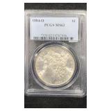 1884-O PCGS MS62 Silver Morgan Dollar