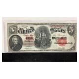 Currency 1907 $5 ï¿½ï¿½Woodchopperï¿½ï¿½ United States