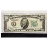 Currency 1928-A $10 ï¿½Redeemable in Goldï¿½ Federal