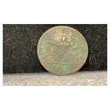 *1836 Hard Times Token, New York, *Damage-bent,