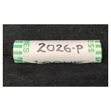 2026-P UNC Bank Roll 250th Anniversary Liberty