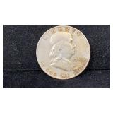 1949-D Silver Franklin Half Dollar